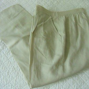 Bassonova  Women Slacks Pants Ivory size 14